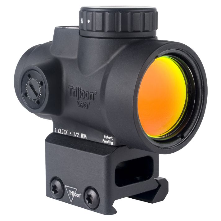 Trijicon 2200302 MRO SDBlack 1x25mm 2 MOA Red Dot Reticle Full Co-Witness Mount