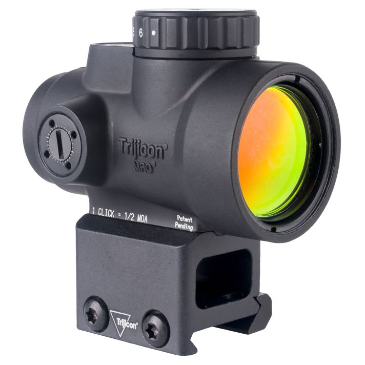Trijicon 2200303 MRO SDBlack 1x25mm 2 MOA Red Dot Reticle Lower 1/3 Co-Witness Mount