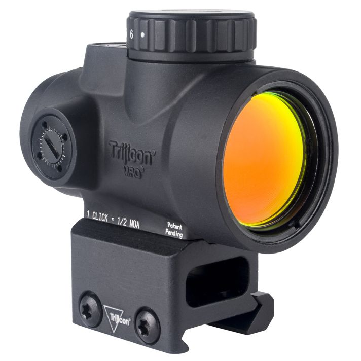 Trijicon 2200332 MRO SDBlack 1x25mm 2 MOA Green Dot Reticle Full Co-Witness Mount