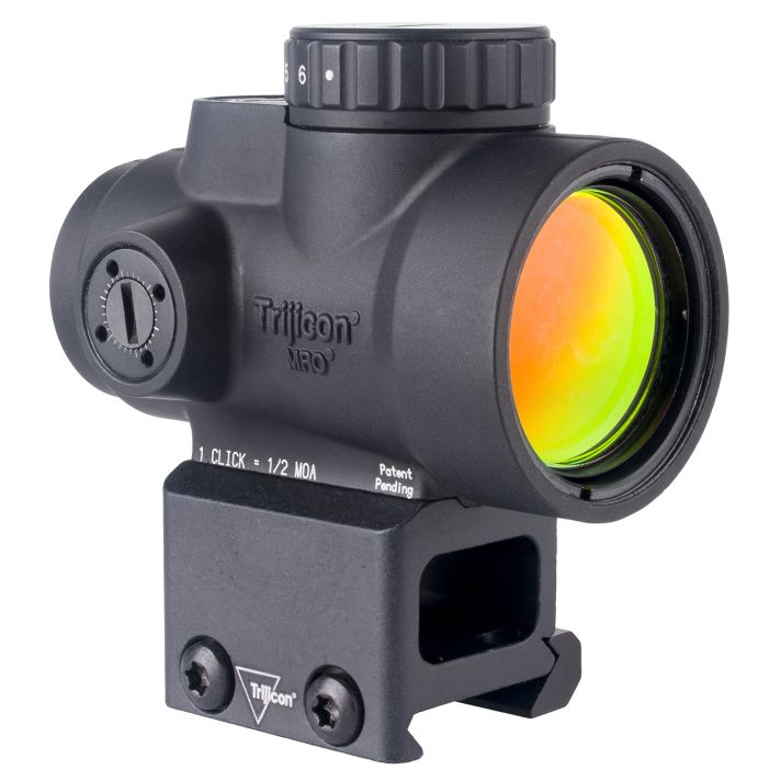 Trijicon 2200333 MRO SDBlack 1x25mm 2 MOA Green Dot Reticle Lower 1/3 Co-Witness Mount