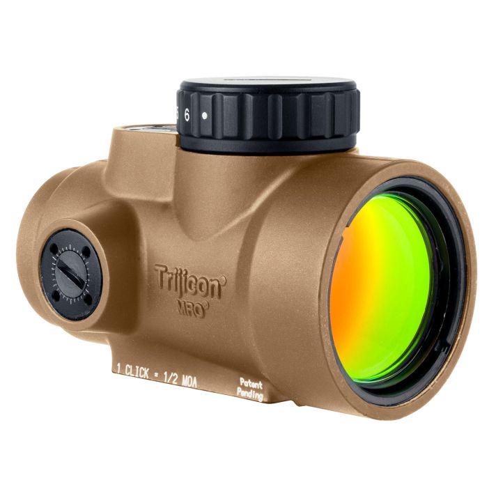Trijicon 2200346 MRO SDCoyote Tan 1x25mm 2 MOA Green Dot Reticle