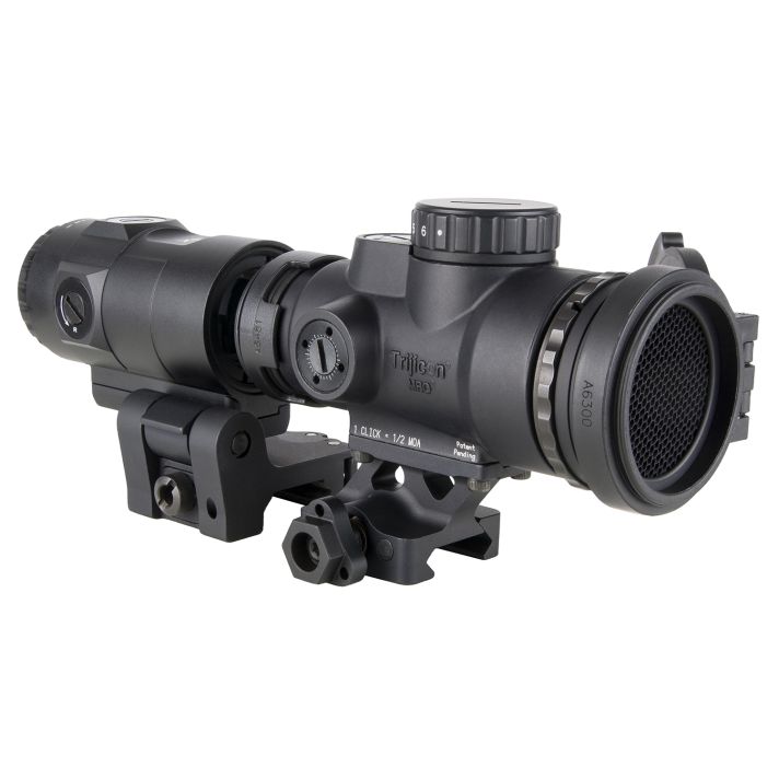 Trijicon 2200367 MRO SDBlack 1x 25mm 2 MOA Red Dot Reticle Full Co-Witness Mount