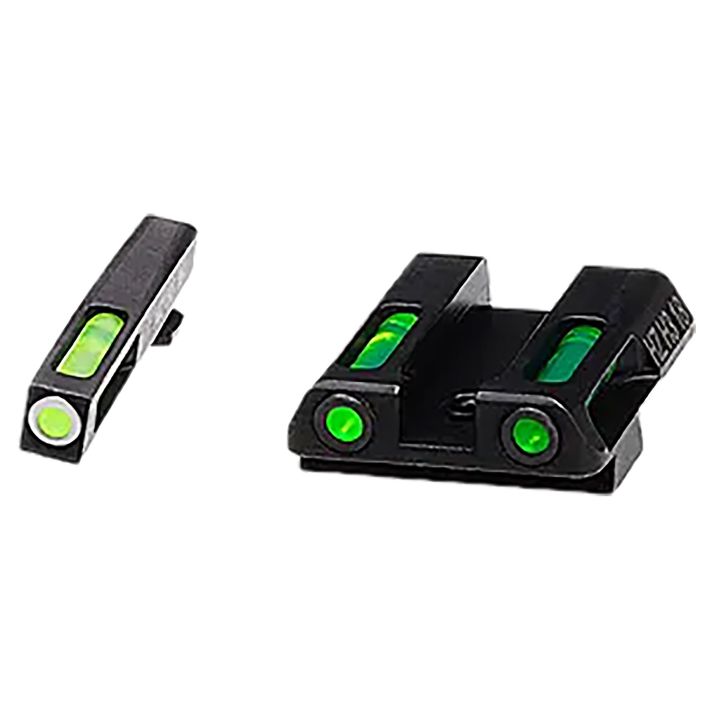 HiViz GLN421 LiteWave H3Green Tritium/Fiber Optic Tritium Front Orange Fits Glock 42/43/43X/48