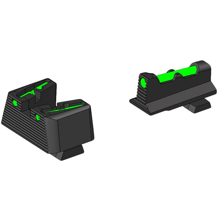 HiViz SG32CLW21 LiteWaveGreen/Red/White Fits Sig P320/365