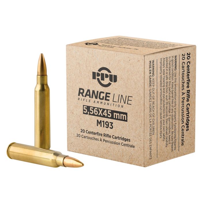 TR&Z PPR556 5.56mm 55gr Full Metal Jacket Boat Tail 20 Per Box/50 Case