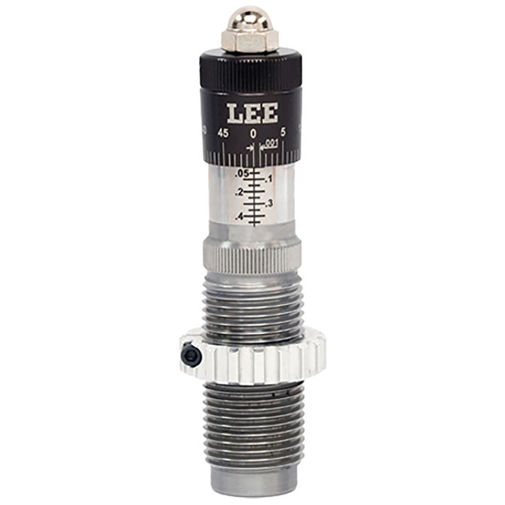 Lee Precision 92234 Micrometer Bullet Seating Die Black/Clear 22-250 Rem Rifle Firearm