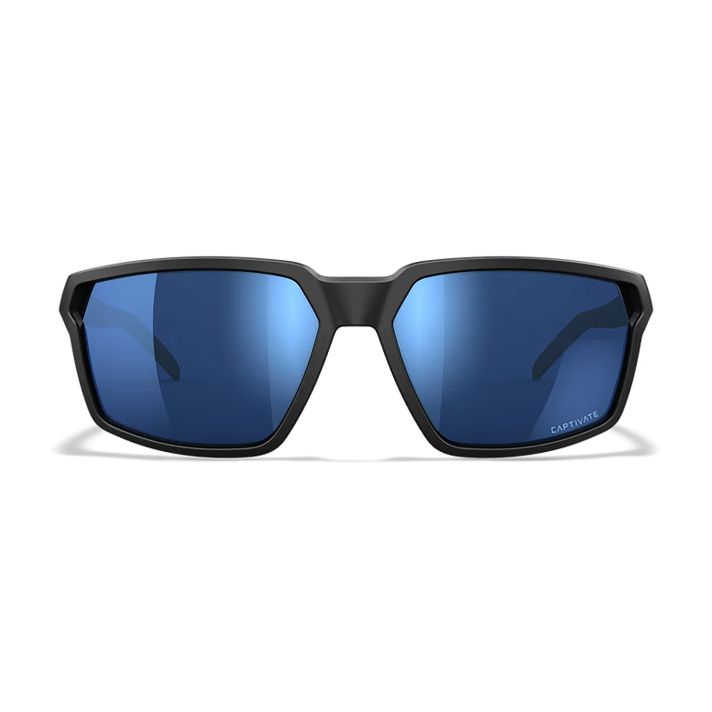 Wiley X AC6SRA09 SierraM/L Blue Mirror Lens Polycarbonate Matte Black Frame