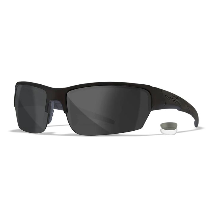 Wiley X CHSAI07 SAINTS/M Smoke Gray/Clear Lens Polycarbonate Matte Black Frame