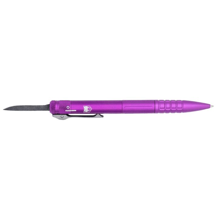 CobraTec Knives CNCOTFPPURGEN2 Tactical Pen Gen II Purple Aluminum D2 Steel Blade, Includes Pocket Clip
