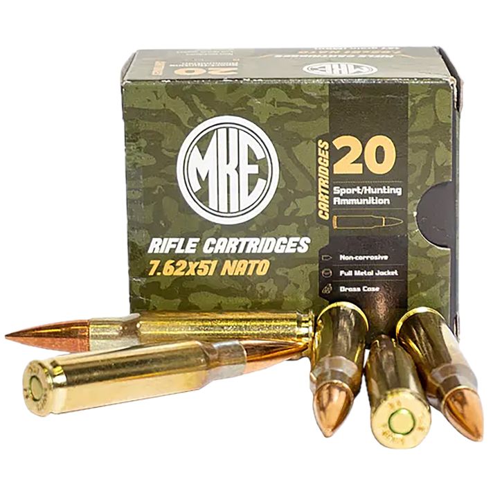 Century Arms AM8293 7.62x51 147gr Full Metal Jacket 20 Per Box/50 Case