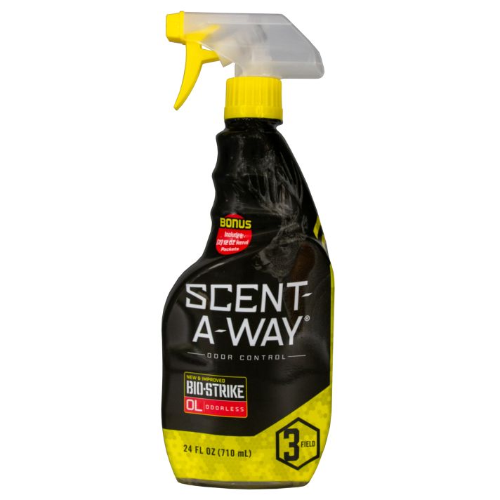 Hunters Specialties HS-SAW-100086 Scent-A-Way Bio-Strike Cover Scent Scent 24 oz Spray Bottle