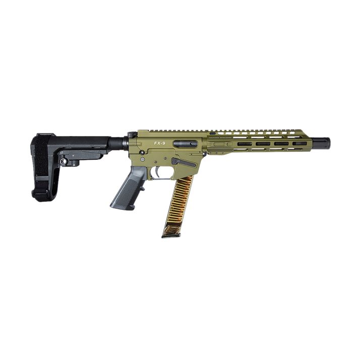 FREEDOM ORDNANCE FX9P10S-ODG FX9P9mm Luger 31+1 10" OD Green