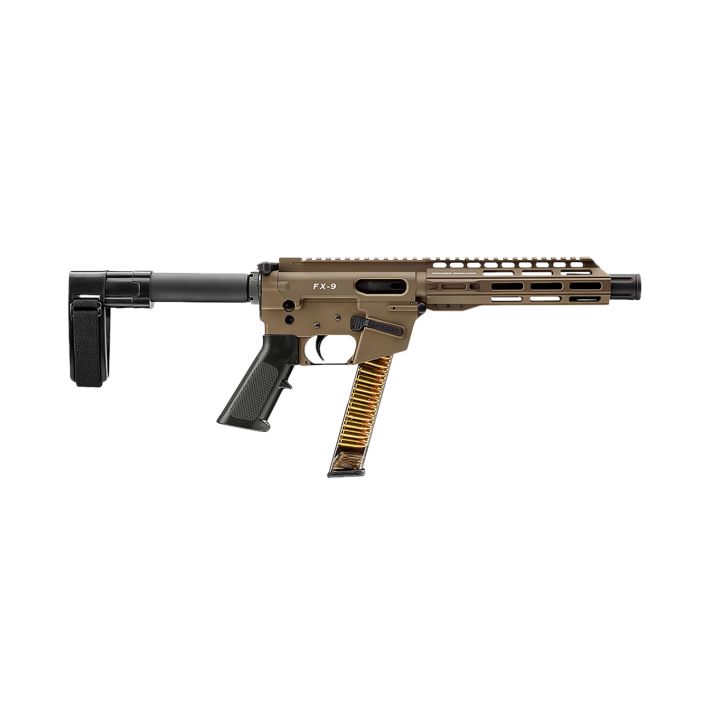 FREEDOM ORDNANCE FX9P8SBM-FDE FX9P9mm Luger 8" Flat Dark Earth
