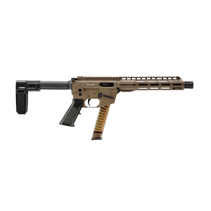FREEDOM ORDNANCE FX9P10SBM-FDE FX9P9mm Luger 10" Flat Dark Earth