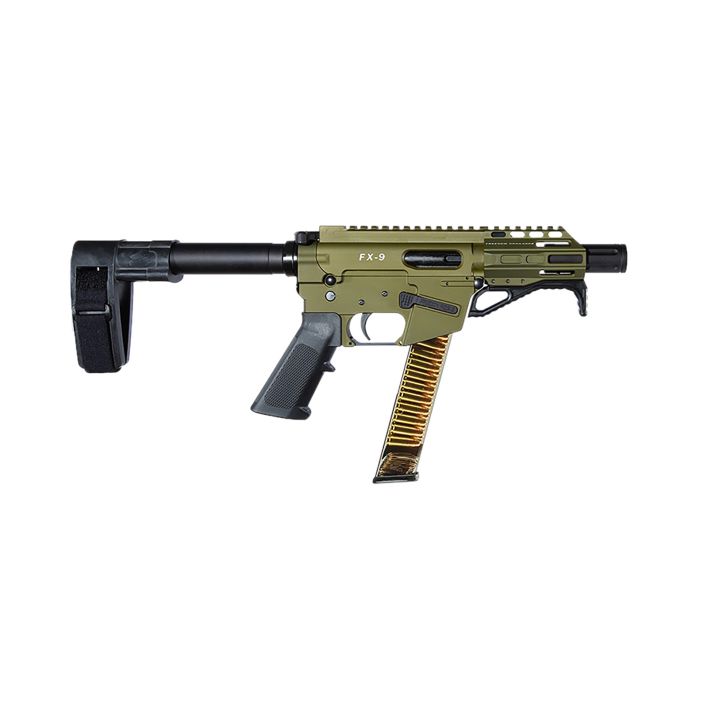 FREEDOM ORDNANCE FX9P4SBM-ODG FX9P9mm Luger 4" OD Green