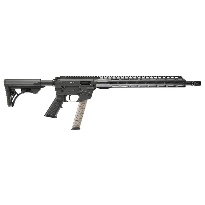 FREEDOM ORDNANCE FX9R16 FX9R9mm Luger 16" Black Nitride Barrel, Black Anodized Receiver, M-LOK Handguard, Black B5 Grip