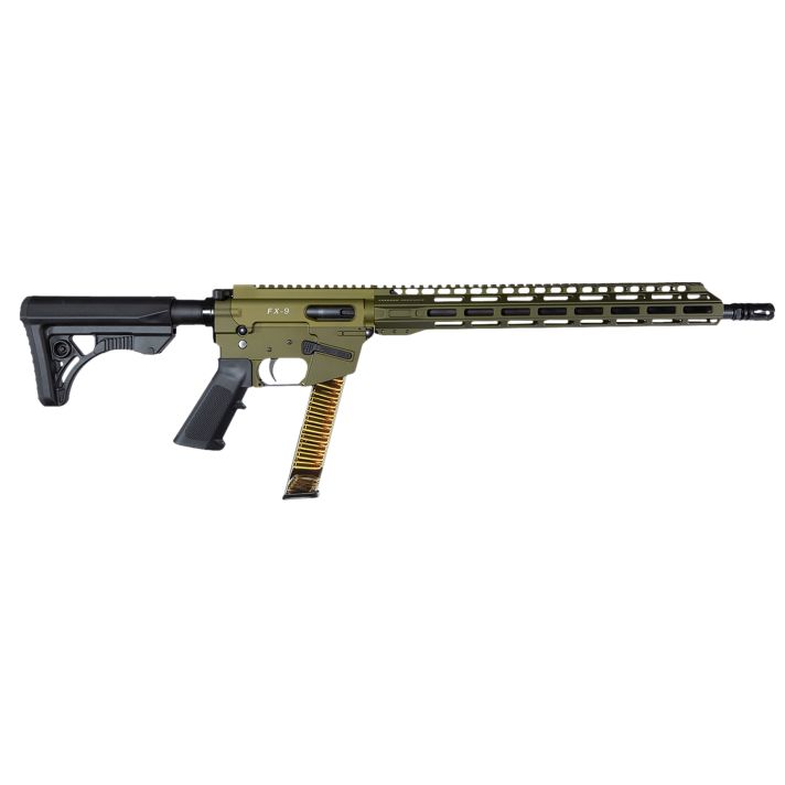 FREEDOM ORDNANCE FX9R16-ODG FX9R9mm Luger 16" M-LOK Handguard B5 Grip