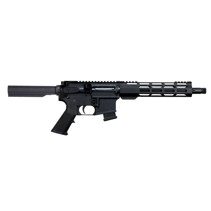 Alexander Arms PHI17NB Highlander17 HMR 10+1 11" Black Fluted Threaded Barrel, Black Anodized Picatinny Rail Receiver, Black A2 Grip