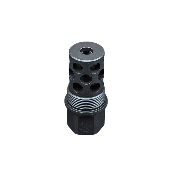 SilencerCo AC5232 TOMD Muzzle Brake Black Matte 1/2"x28 Threads 30 Cal