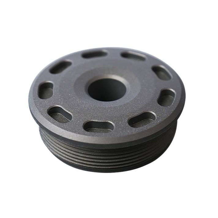 SilencerCo AC5388 Bravo Front Cap 223 Cal Titanium Black