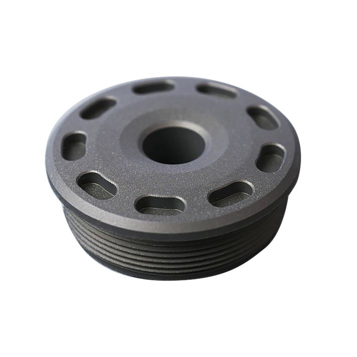 SilencerCo AC5390 Bravo Front Cap 30 Cal Fits Titanium Matte Black