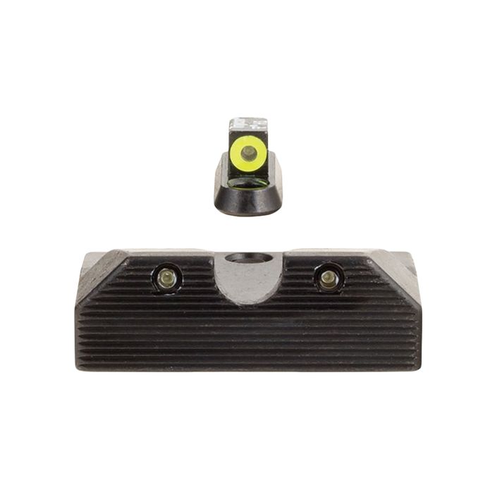 Trijicon 601080 HD XR Night Sight Set Green Tritium/Yellow Outline Front, Green Tritium Rear, Black Frame, Fits CZ P-10/P-10C