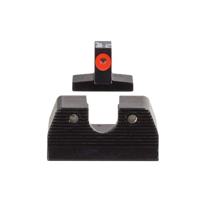 Trijicon 600891 HD XR Night Sight Set Green Tritium/Orange Outline Front, Green Tritium Rear, Black Frame, Fits FN FNP/FNX