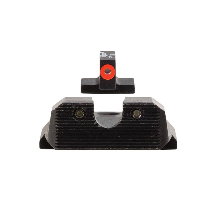 Trijicon 600851 HD XR Night Sight Set Green Tritium/Orange Outline Front, Green Tritium Rear, Black Frame Fits S&W M&P/M&P M2.0