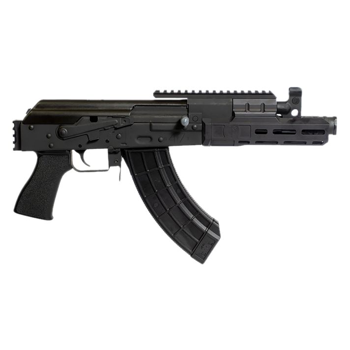 Century Arms HG8000N Draco7.62x35mm 30+1 7.50" Black M-LOK Handguard, Black Picatinny Rail Receiver