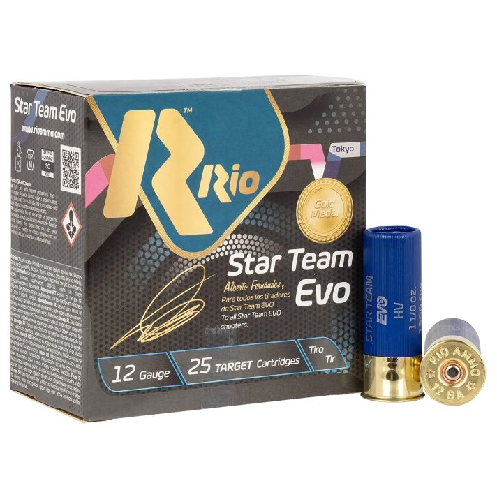 Rio Ammunition ST3275 Star Team EVO12Gauge 2.75" 1 1/8oz 7.5Shot 25 Per Box/10 Case