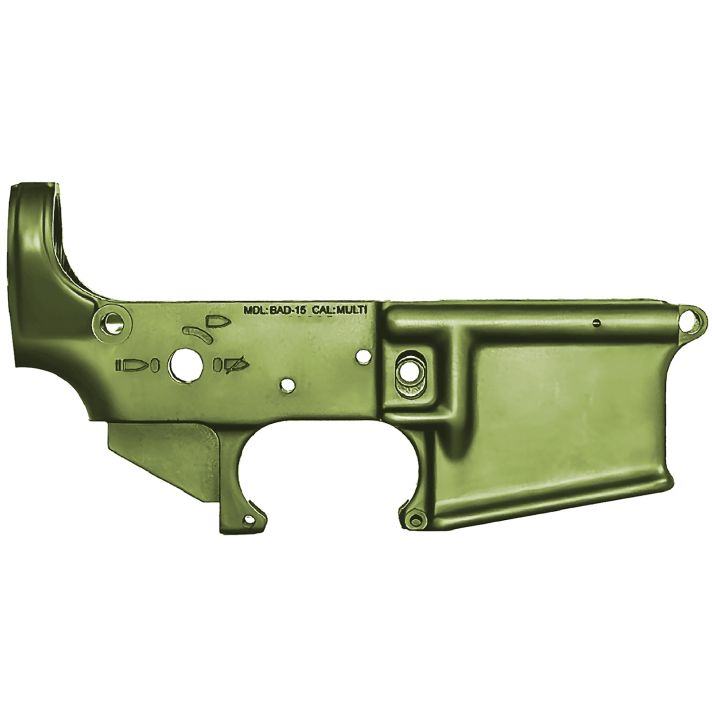 Battle Arms Development WH556-LR-ODG Workhorse Lower Receiver OD Green Anodized for AR15/M16/M4