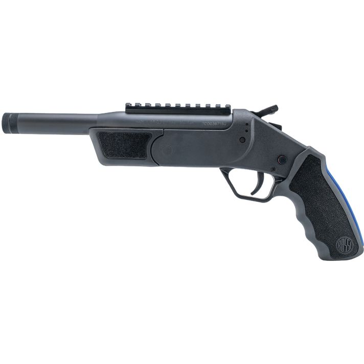 Rossi SSPB9300-BK Brawler300 Blackout 1rd 9" Matte Black Single Shot Barrel, Picatinny Rail Receiver, Black Polymer Frame, Black Textured Rubber Grip