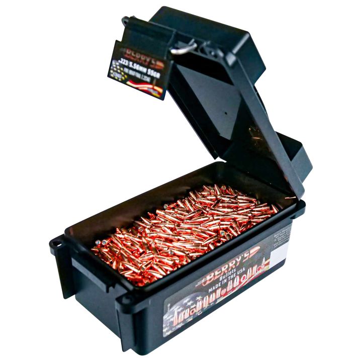 Berry's 37754 Superior223/5.56 Cal 62gr Full Metal Jacket Boat Tail