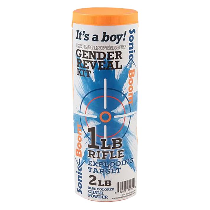 Sonic Boom/jerent SBTGRBOYGender Reveal Kit Rifle Firearm 1 lb Boy