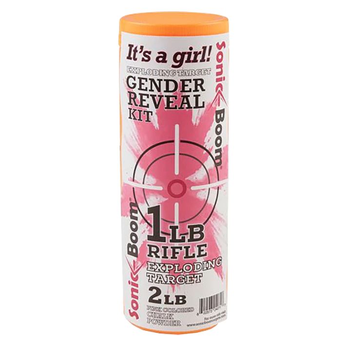 Sonic Boom/jerent SBTGRGIRLGender Reveal Kit Rifle Firearm 1 lb Girl