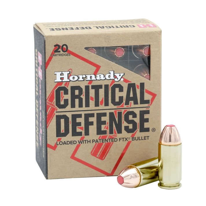 Hornady 90923 Critical Defense45Auto+P 185gr Flex Tip eXpanding 20 Per Box/10 Case