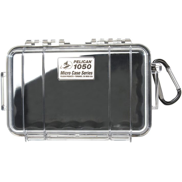 Pelican 1050025100 Micro CaseBlack/Clear Polycarbonate 7.99" Long