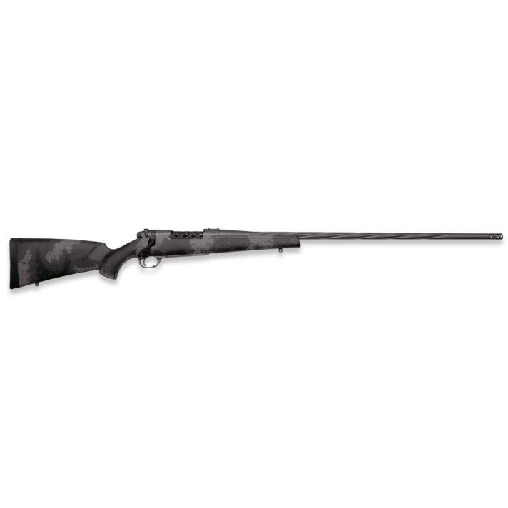 WeatherbyMark V Live Wild 25 Creedmoor 4+1 22" Carbon Gray Cerakote Fluted Threaded Barrel, Carbon Gray Cerakote Drilled & Tapped Steel Receiver Fixed Black w/Gray Accents Polymer Stock, Right Hand