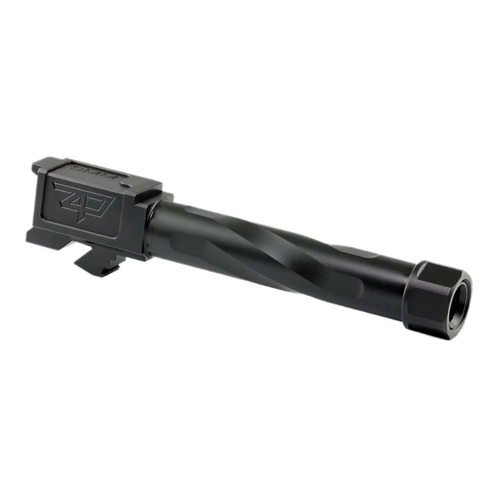 Zaffiri Precision ZP.19BTBN 9mm Fits Glock 19 Gen 1-5 4.60" Black 416R Stainless Steel