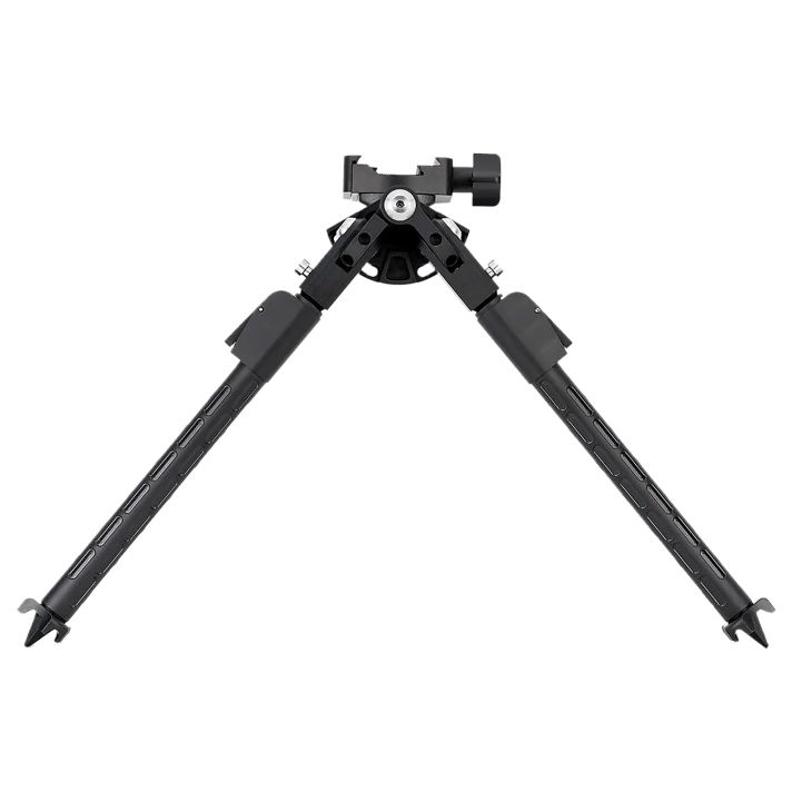 Mdt Sporting Goods Inc 106343BLK CKYE-POD Single Pull Bipod 9-15" High Black Anodized Aluminum