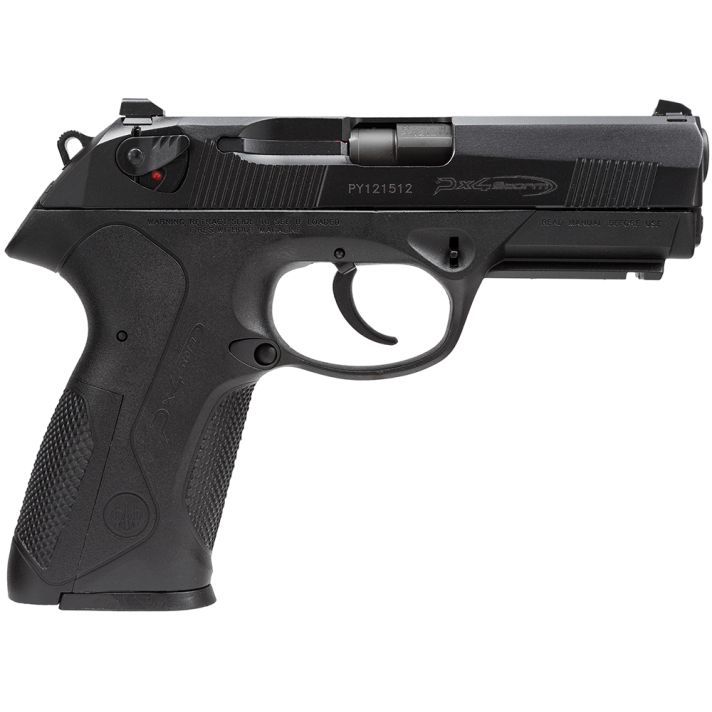 Beretta USA JXF4F21 Px4 StormFull Size Frame 40 S&W 14+1, 4.10" Black Steel Barrel, Black Bruniton Serrated Steel Slide, Black Polymer Frame w/Picatinny Rail, Ambidextrous