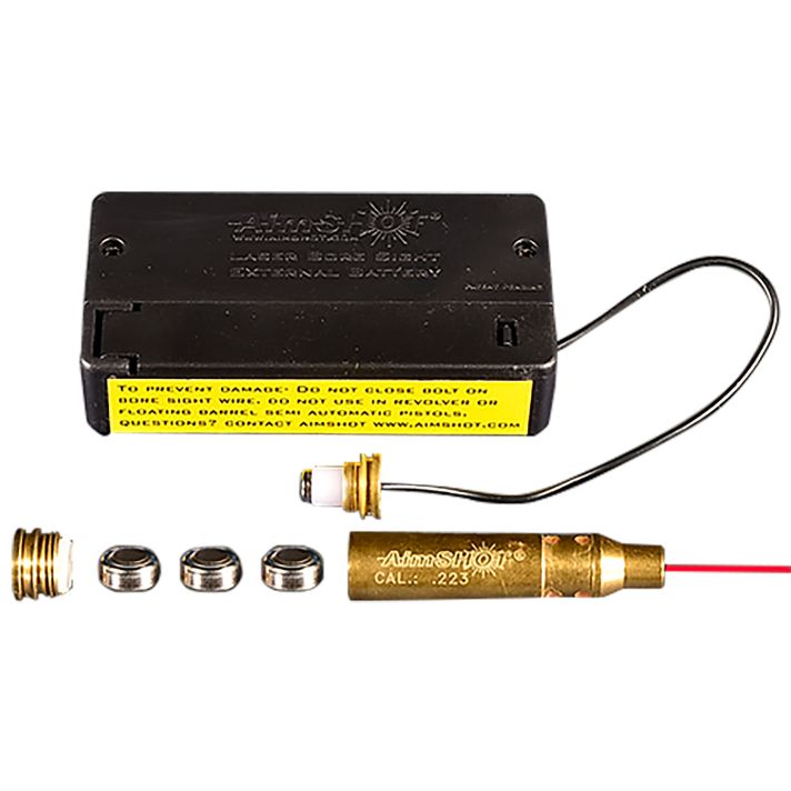 Aimshot BS22320X Laser BoresighterCartridge 223 Rem Brass 20X Brighter
