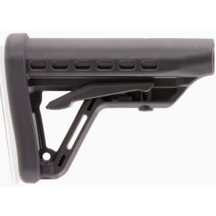 Archangel AA125 Low-ProfileBlack Synthetic, 6 Position, Fits AR-Platform with Commercial Tube