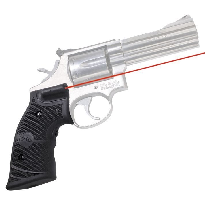 Crimson Trace 011290 LG-308 LasergripsBlack Red Laser Smith & Wesson K & L Frames Round Butt