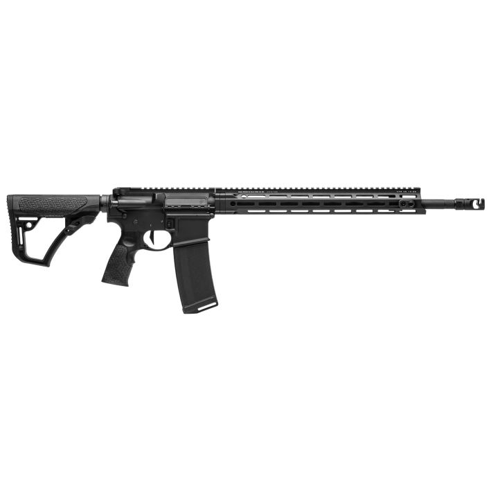 Daniel Defense 0212816541047 DDM4 V7 Pro 5.56x45mm NATO 30+1 18" Threaded Heavy Barrel w/Muzzle Climb Mitigator, Black Hard Coat Anodized Receiver, 6 Position Stock w/SoftTouch Overmolding