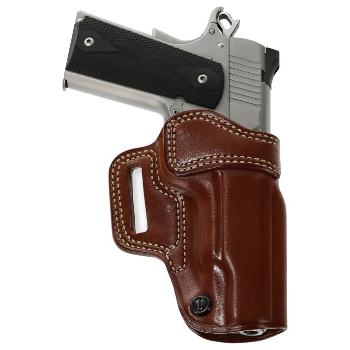 Galco AV266 AvengerOWB Tan Leather Belt Slide Fits 4-4.25" 1911