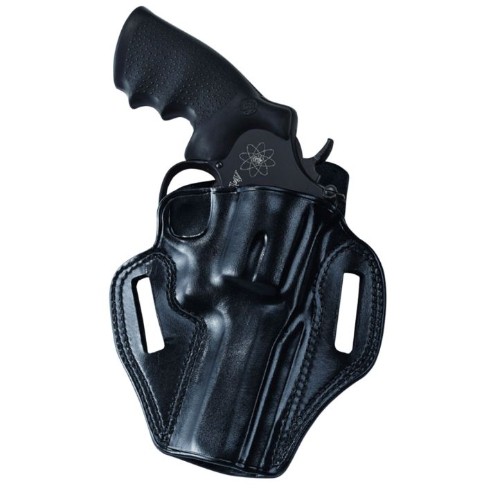 Galco CM158B Combat MasterOWB Black Leather Belt Slide Fits S&W J Frame Fits Charter Arms Undercover Right Hand