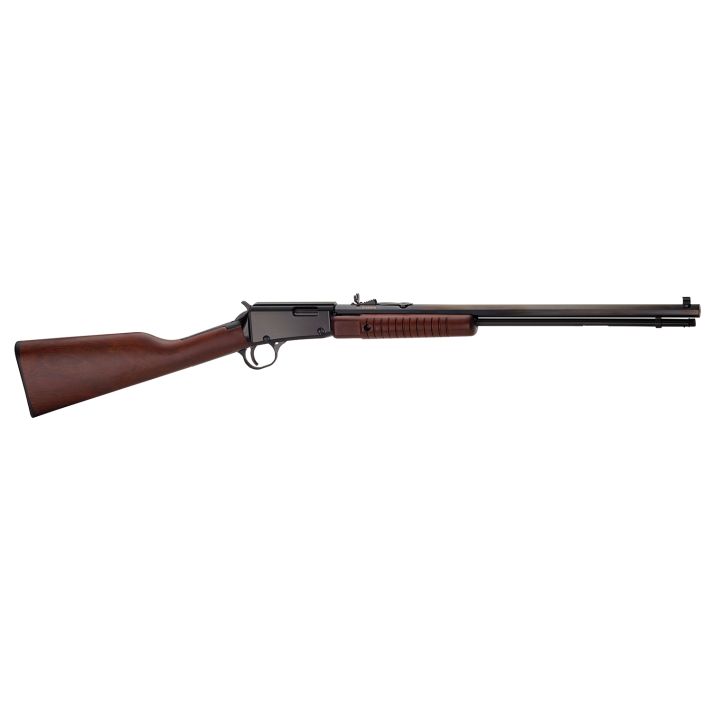 Henry H003TM Pump22 WMR Caliber with 12+1 Capacity, 20.50" Octagon Barrel, Black Metal Finish & American Walnut Stock Right Hand (Full Size)