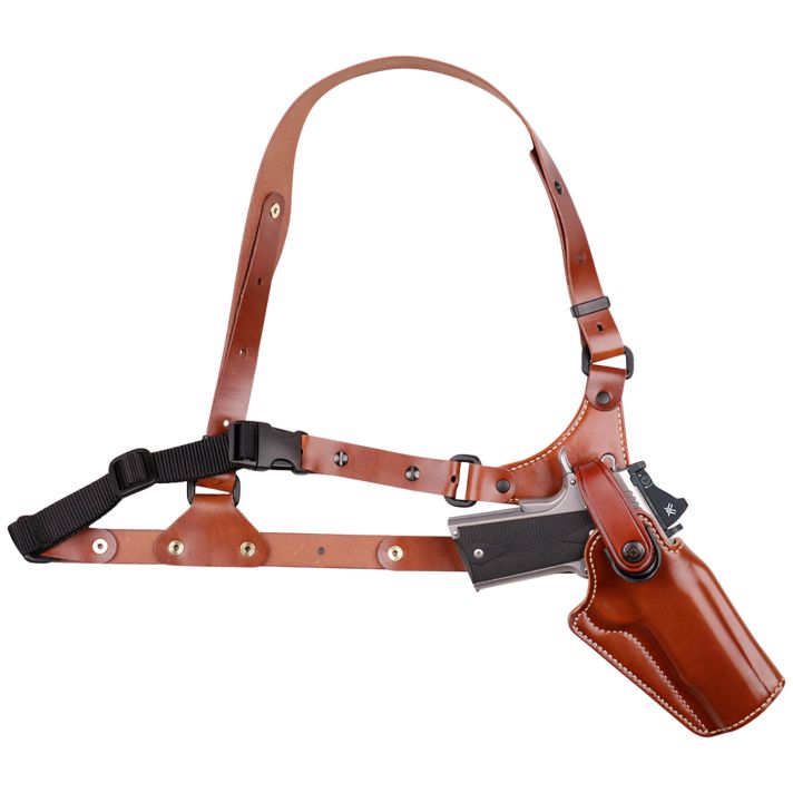 Galco GA186 Great AlaskanSize Fits Chest Up To 54" Tan Leather Shoulder/Torso Strap Fits Ruger Alaskan Fits S&W N Frame Right Hand