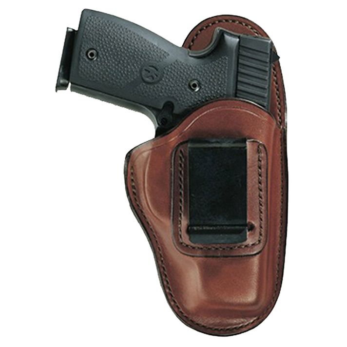 Bianchi 19221 100 ProfessionalIWB Size 01 Tan Leather Belt Clip Fits Ruger LCR/S&W J Frame 2" Left Hand